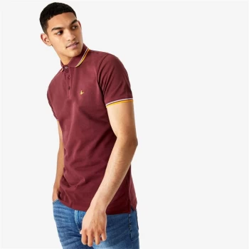 Image of Jack Wills Tipped Polo - Damson
