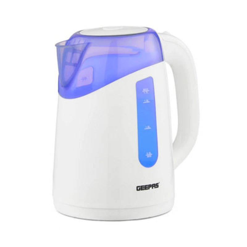 Image of Geepas 1.7L Cordless Electric Kettle Illuminating 2200W White