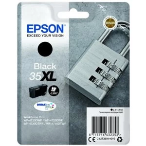 Image of Epson Padlock 35XL Black Ink Cartridge