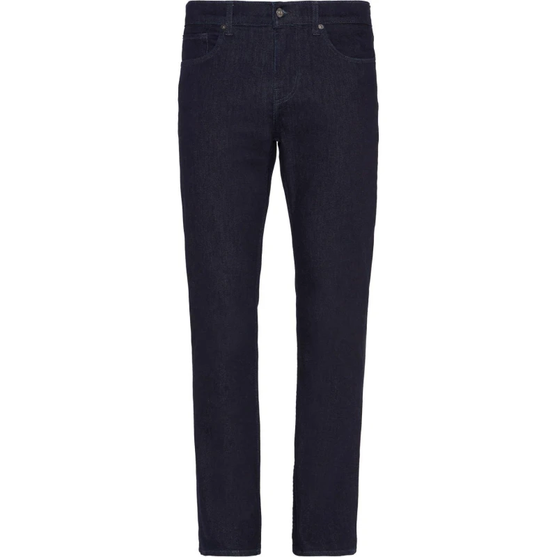 Image of 7 For All Mankind Mens Slimmy Straight Leg Jeans Lgnd Rinse Blue male 36W R