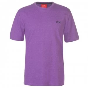 Image of Slazenger Plain T Shirt Mens - Bright Purple