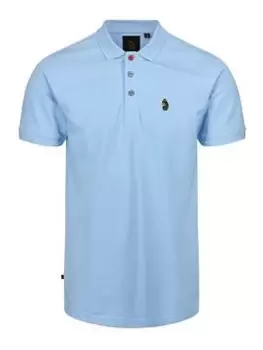 Image of Luke 1977 New Mead Polo Shirt - Light Blue, Size L, Men