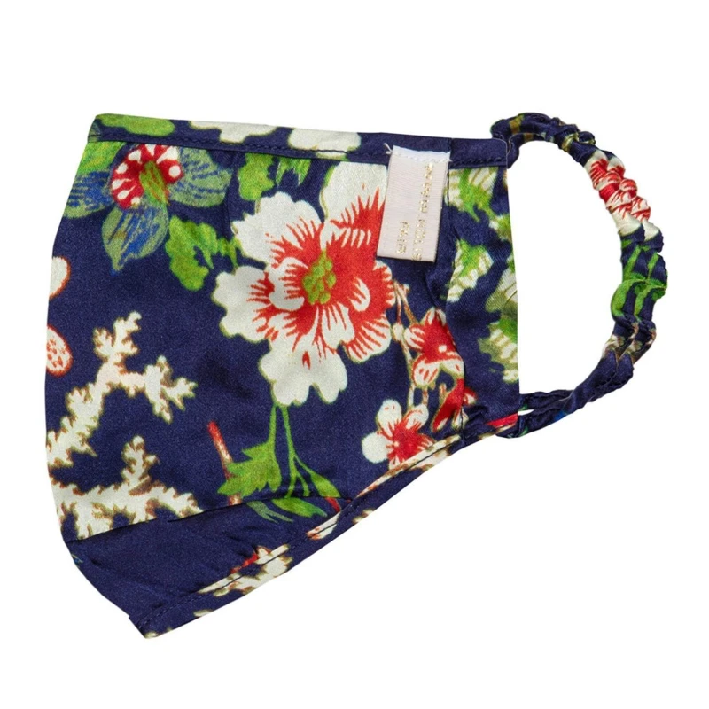 Image of Holistic Silk Silk Face Covering Face Masks Low Blue 86142902001