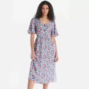 Image of Barbour Willowherb Lyocell Midi Dress - UK 8