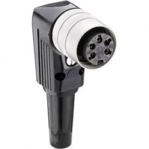 Image of DIN connector Socket right angle Number of pins 4 Silver Lumberg WKV 40