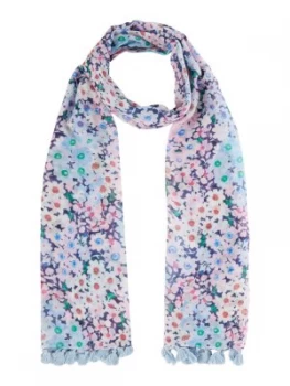 Image of Kate Spade New York Daisy garden floral print oblong scarf Multi Coloured