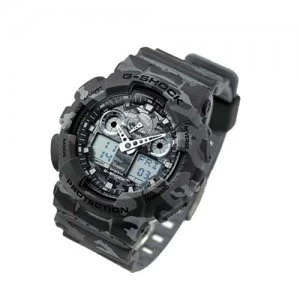 Image of Casio G-SHOCK Standard Analog-Digital Watch GA-100CM-8A - Gray