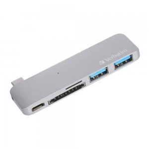 Image of Verbatim USB Hub Memory Card Reader