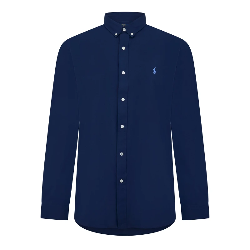 Image of Polo Ralph Lauren ZSC11B mens Long sleeved Shirt in Marine