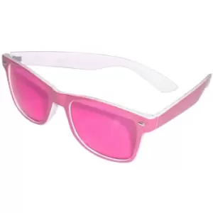 Image of Blues Brothers Glasses Pink Fancy Dress Accessory