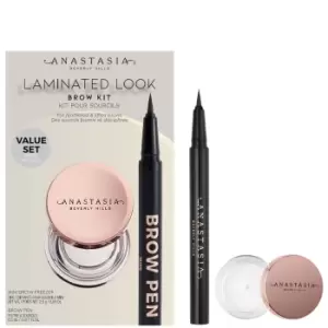 Image of Anastasia Beverly Hills Laminated Look Brow Kit (Various Shades) - Ebony