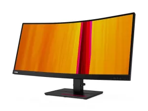 Image of Lenovo ThinkVision 34" T34W-20 QHD Ultra Wide Curved LED Monitor