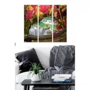 Image of MDF66034107 Multicolor Decorative MDF Painting (3 Pieces)