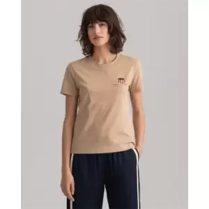 Image of Gant Archive Shield Tee - Beige
