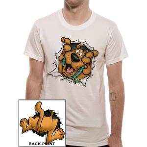 Image of Scooby Doo - Rip Through Mens Medium T-Shirt - White