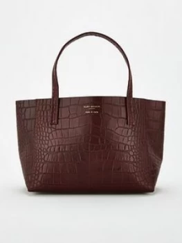 Image of Kurt Geiger London Mini Violet Tote Bag - Wine