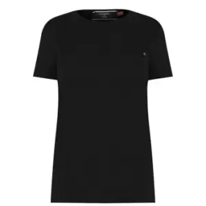 Image of Superdry Orange Label T Shirt - Black