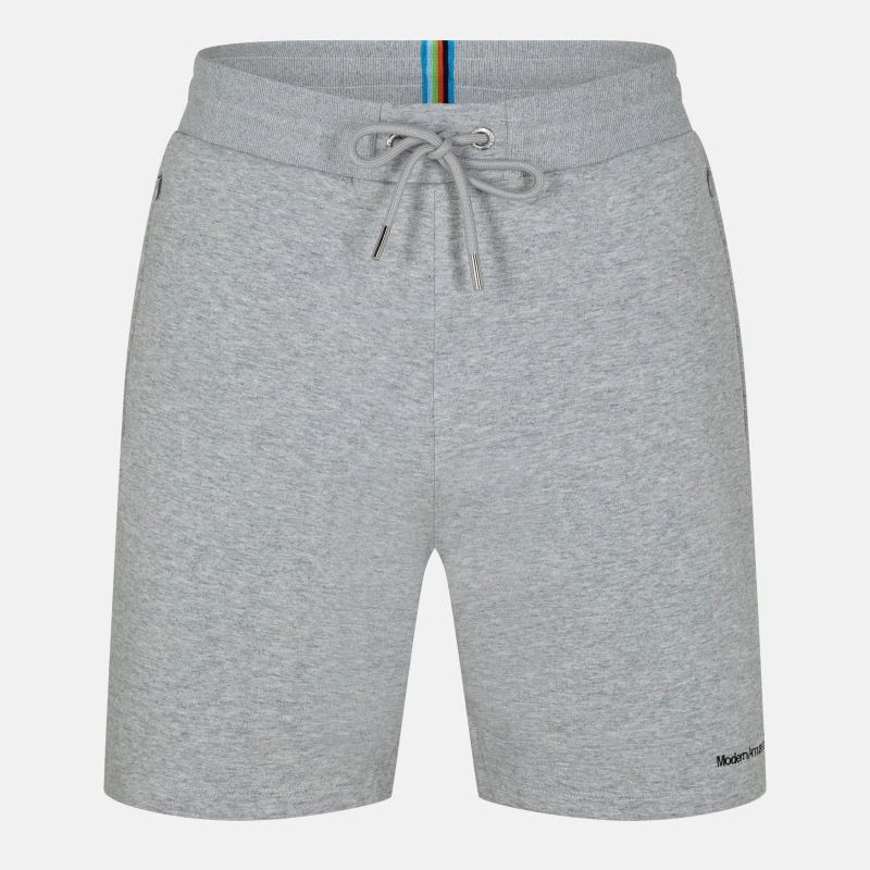 Image of Modern Amusement Mens Jersey Jogger Shorts Mid Mrl Grey male Small