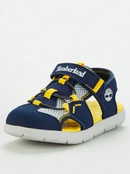 Image of Timberland Boys Perkins Row Fisherman Sandals - Navy