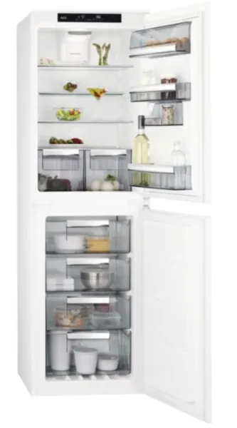 Image of AEG 7000 UltraFresh+ SCE818E6NS 413L Frost Free Integrated Fridge Freezer