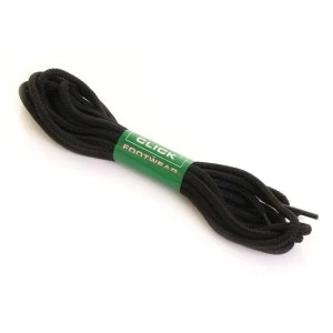 Image of Click Footwear Round Boot Lace 140cm Black Ref CRL140 Pack 10 Up to 3