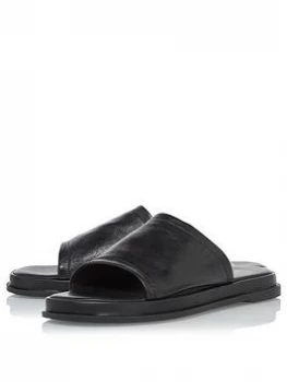 Image of Dune London Laurena Flat Sandal - Black, Size 7, Women