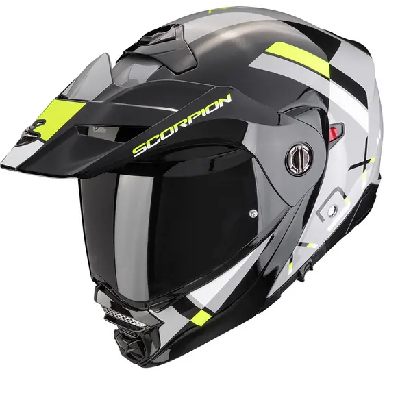 Image of Scorpion ADX-2 Galane Grey-Black-Neon Yellow Adventure Helmets S