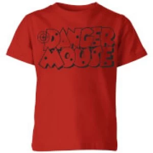 Image of Danger Mouse Target Kids T-Shirt - Red - 3-4 Years