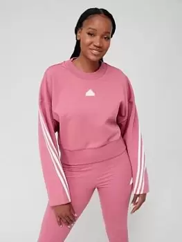 Image of adidas Sportswear Future Icons Sweatshirt - Pink, Size XS, Women