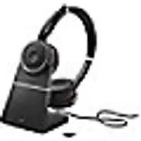Image of Jabra Evolve Evolve SE 75 MS Wireless Stereo Headset Over-the-head Noise Cancelling Bluetooth Black