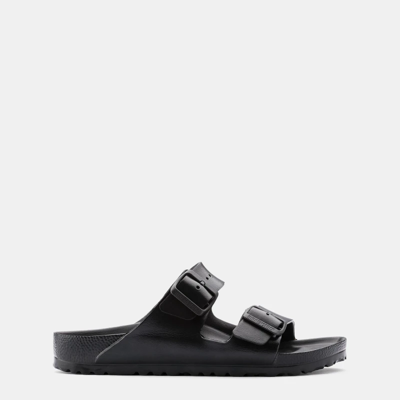 Image of Birkenstock Mens Arizona Two Strap Sandals M Black Eva, 11