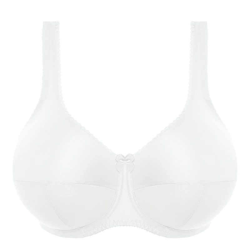 Image of Fantasie Cotton Smoothing Underwired Full Cup Bra WHE White female 40FF
