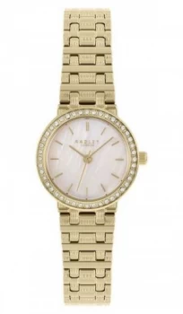 Image of Radley Womens Gold Plated Steel Bracelet Mother Of Watch