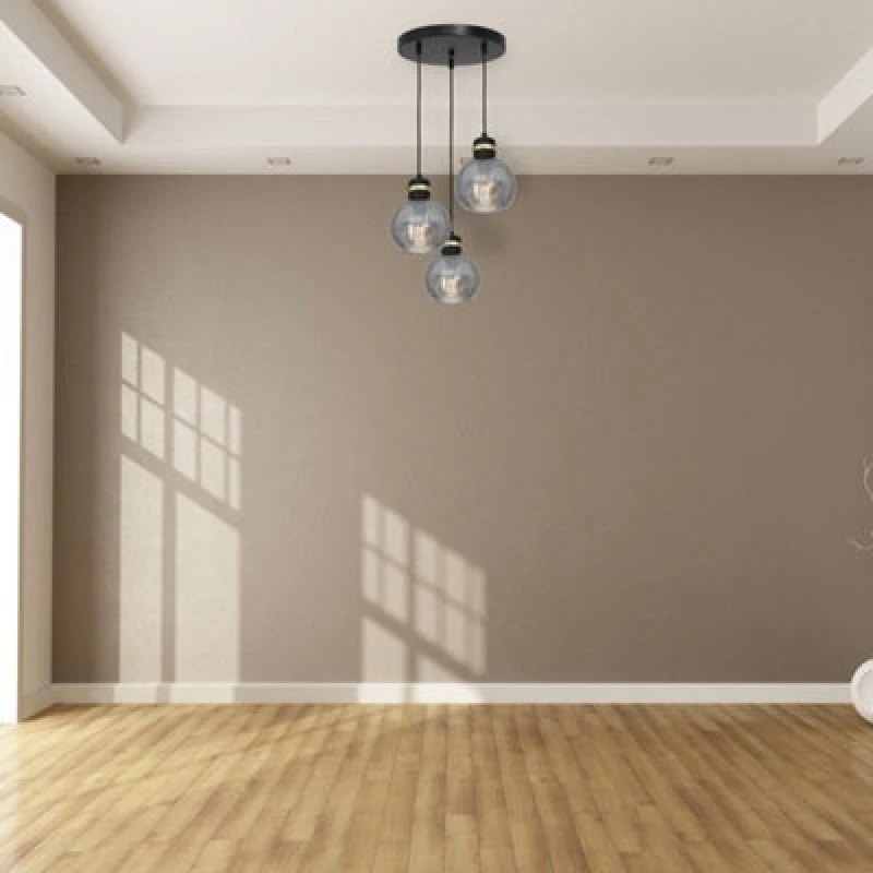 Image of Milagro Cluster Pendant Lamp Omega Black / Gold 3xE27