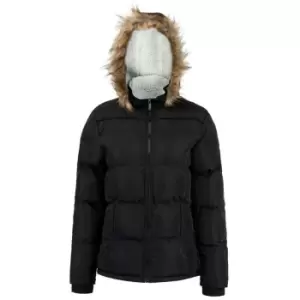 Image of Lee Cooper Faux Fur Hood Jacket Ladies