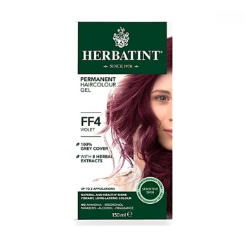 Image of Herbatint Permanent Hair Colour Gel - Violet