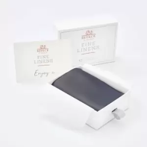 Image of Bedeck of Belfast Fine Linens Silk Standard Pillowcase, Charcoal