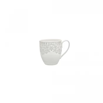 Image of Denby Monsoon Filigree Silver Large Mug