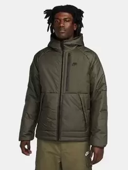 Image of Nike Nsw Repel Legacy Hooded Jacket - Green/Black Size M Men
