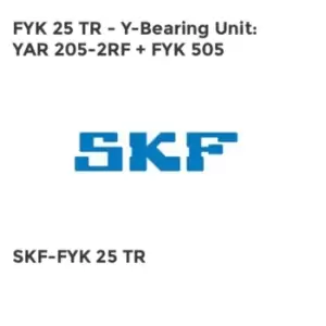 Image of FYK 25 TR - Y-Bearing Unit: YAR 205-2RF + FYK 505