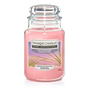 Image of Yankee Candle Home Inspiration Pink Island Sunset Jar Candle