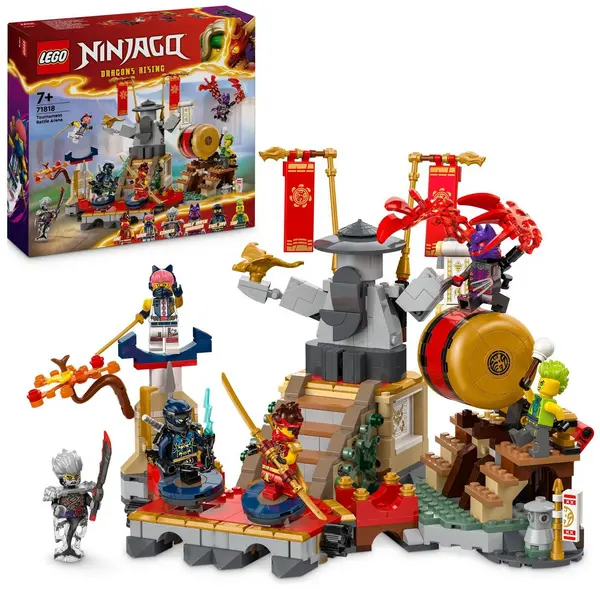 Image of LEGO LEGO NINJAGO Tournament Battle Arena Ninja Toy Set 71818