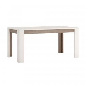 Image of Chelsea Extending Dining Table Grey with White