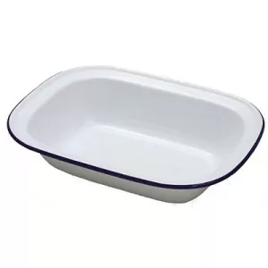 Image of Falcon Pie Dish Oblong - Traditional White 28cm x 21cm x 6.5D