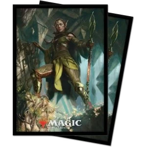 Image of Ultra Pro MTG: Zendikar Rising Nissa of Shadowed Boughs Standard Deck Protector Sleeves (100)