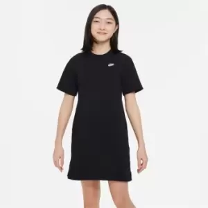 Image of Nike Sportswear Big Kids (Girls') T-Shirt Dress - Black