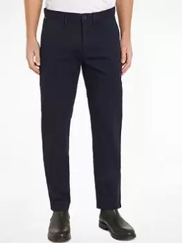Image of Tommy Hilfiger Denton Chino 1985 Pima Cotton, Navy, Size 36, Inside Leg Regular, Men