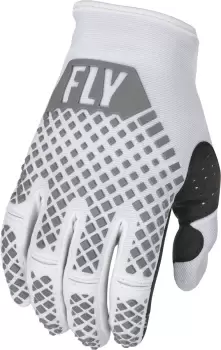 Image of FLY Racing Kinetic Gloves White L