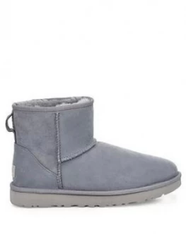 Image of Ugg Classic Ii Mini Ankle Boot - Grey