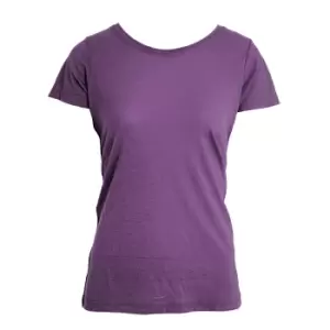 Image of Nakedshirt Womens/Ladies Nancy Triblend T-Shirt (S) (Vintage Purple)